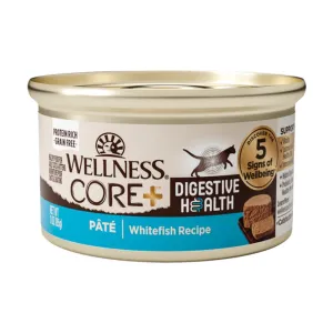 20% OFF: Wellness Core  Digestive Health Whitefish Pate Grain-Free Canned Cat Food 85g