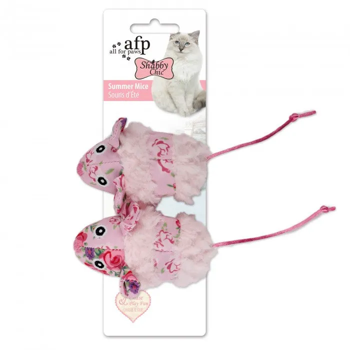 All For Paws Shabby Chic Summer Mice Cat Toy