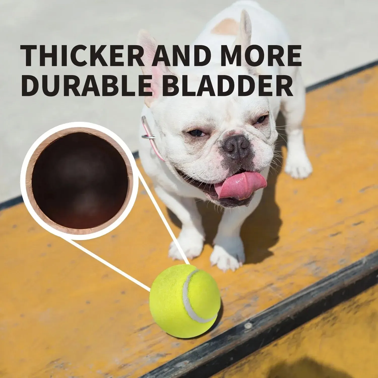 Dog ball launcher Tennis Ball Launcher for Small to Medium Sized Dogs, 3 Balls Included, Mini