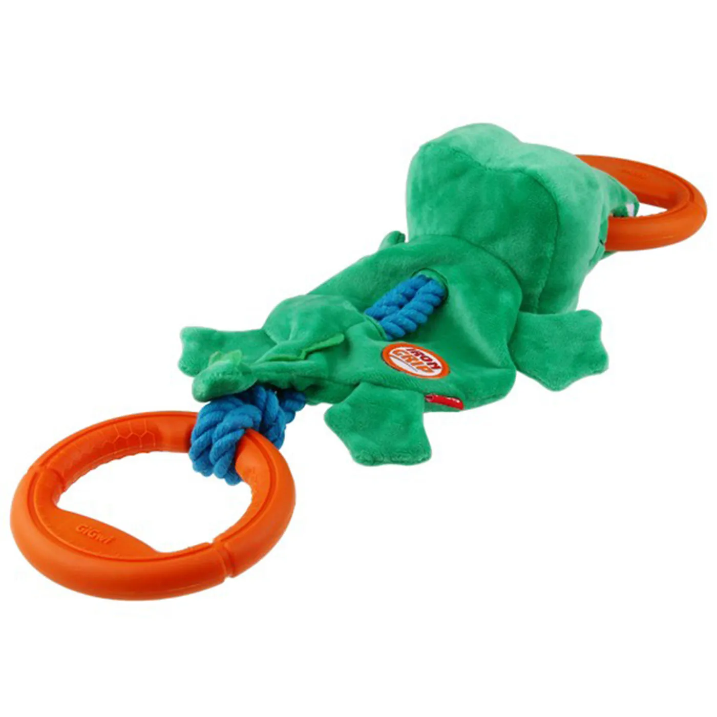 GiGwi Iron Grip Crocodile Plush Tug Toy