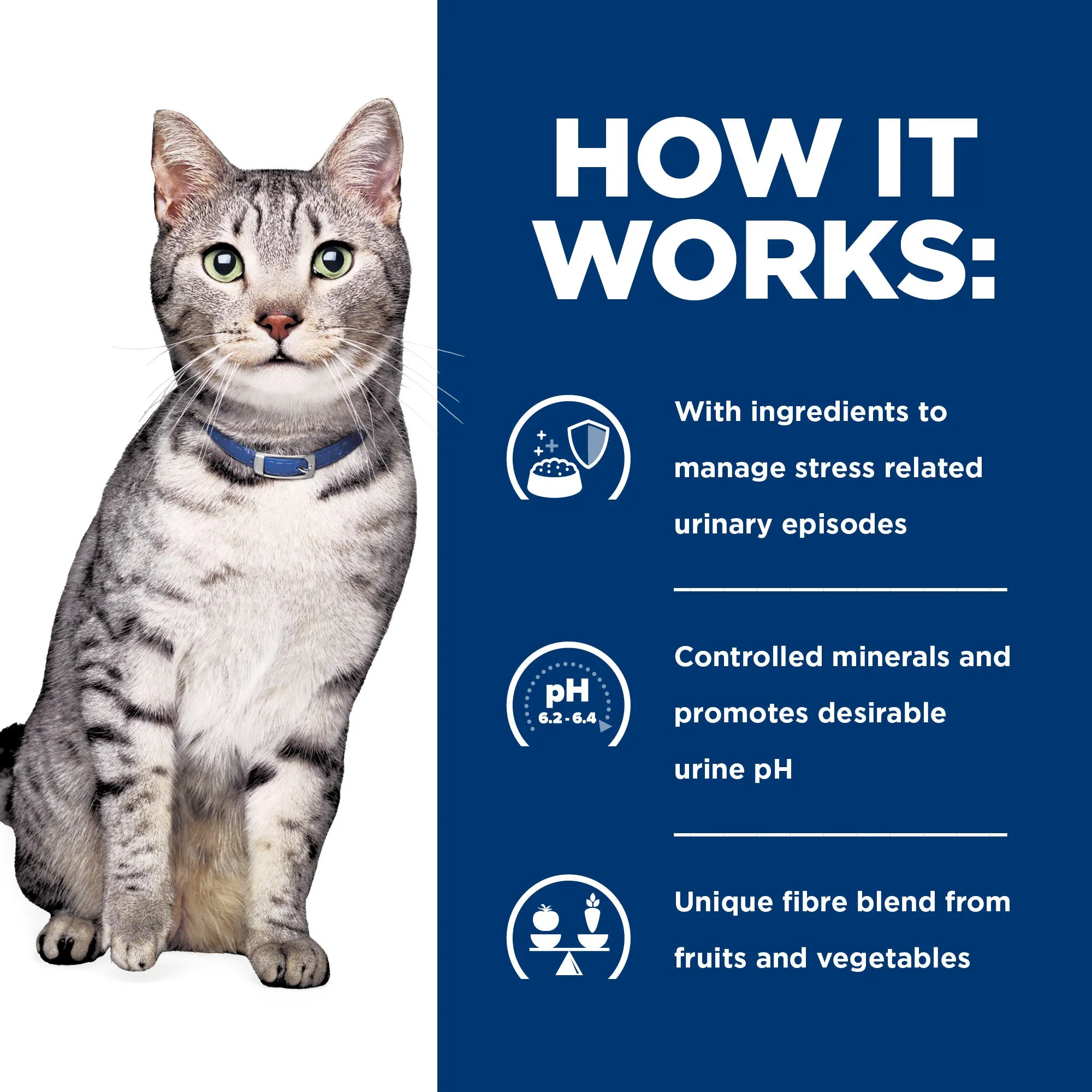 Hill's Prescription Diet c/d Multicare Stress Urinary Care   Metabolic Weight Cat Food Pouches 85g x 12