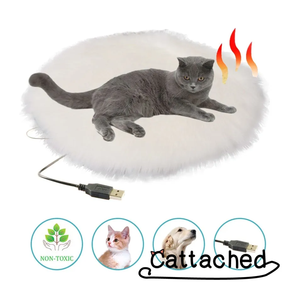 Premium Heated Cat Bed