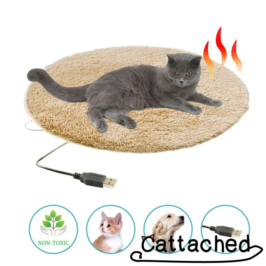 Premium Heated Cat Bed
