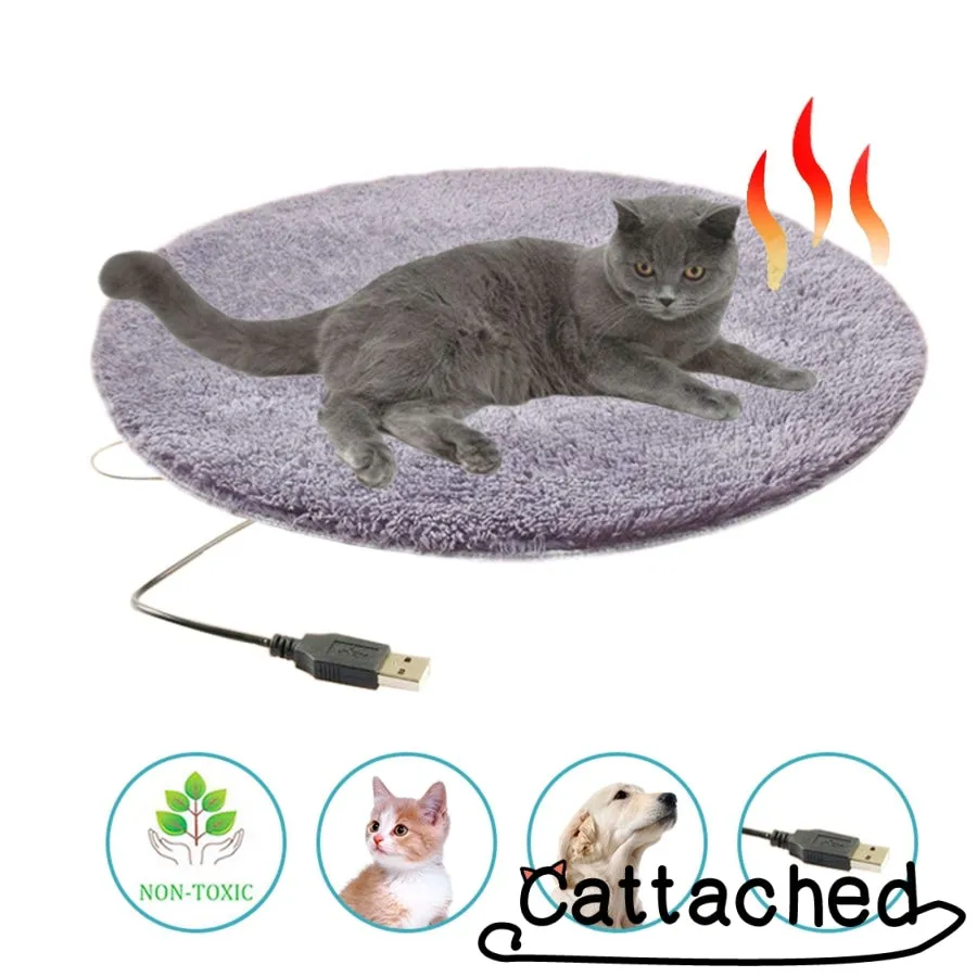 Premium Heated Cat Bed