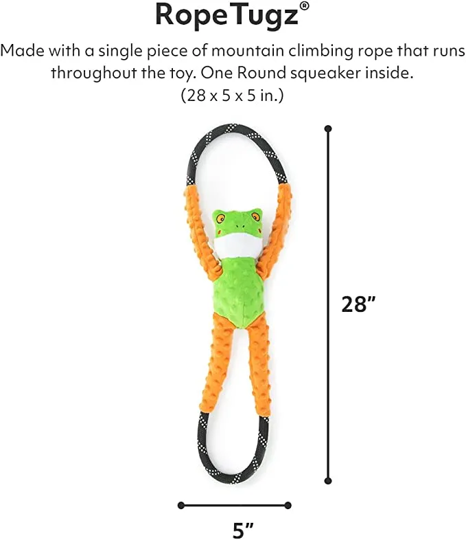 RopeTugz Tree Frog Dog Toy