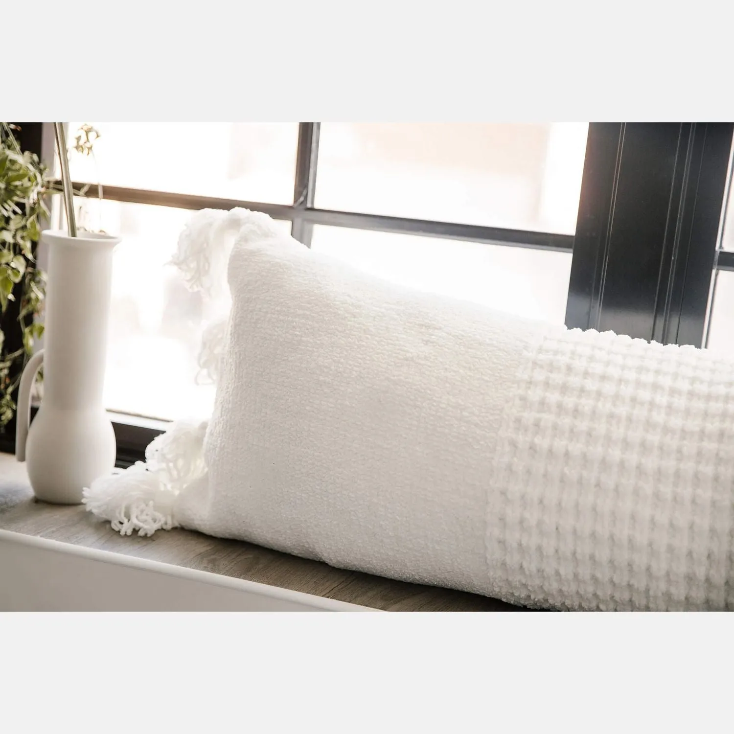 Sunday Citizen Braided Pom Pom Lumbar Pillow