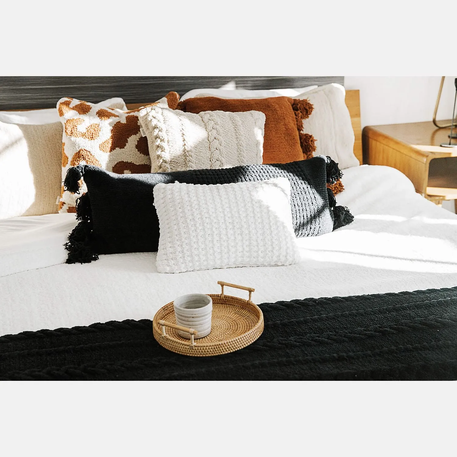 Sunday Citizen Braided Pom Pom Lumbar Pillow