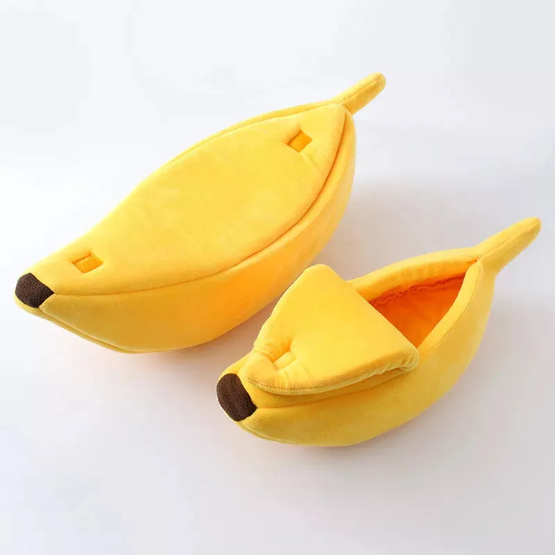 Warm Durable Cat Banana Bed House